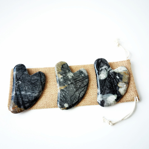 Article <span class=keywords><strong>le</strong></span> plus chaud naturel <span class=keywords><strong>Jaspe</strong></span> Picasso massage du visage en forme de coeur guasha <span class=keywords><strong>pierre</strong></span> - Product Image 2