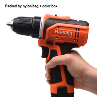 Taladro de Impacto Inalámbrico Harden de Alta Calidad, 12V, Juego de Herramientas Eléctricas con 2 Baterías