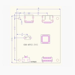 Ban Đầu Mipi Dsi HD-MI Chuyển Đổi Hội Đồng Quản Trị Hỗ Trợ 4K Hdcp 1.4 1.5Gbps Mỗi Làn Đường Cho Tốc Độ Cao Hiển Thị LCD Bảng Phụ Kiện - Product Image 5