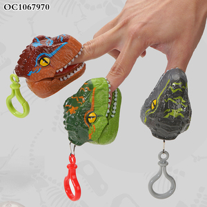 ของเล่นไดโนเสาร์แบบดึงกลับได้ <span class=keywords><strong>OCEANTOYS</strong></span> ของเล่นพลาสติกกัดนิ้วขนาดเล็ก ตลกๆ สำหรับเด็ก - Product Image 3