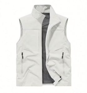 Gilet de travail extérieur respirant personnalisé avec logo imprimé, multi-poches, sans manches, pour photographe, pêcheur, gilet utilitaire - Product Image 2