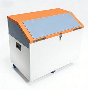 Caja de seguridad para baterías exterior, impermeable, con cubierta protectora solar para paquete de baterías de almacenamiento de energía solar LiFePO4 de 10 kWh - Product Image 1