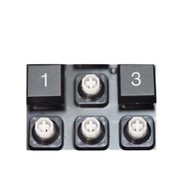 Penjualan terlaris Keyboard POS dapat diprogram reguler 101 tombol untuk mesin Kas dengan MSR untuk sistem POS