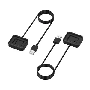 Qiman Cáp Sạc USB Đồng Hồ Thông Minh Cho Xiaomi MI Cáp Sạc Đồng Hồ Kẹp Dữ Liệu Bộ Sạc Giá Đỡ