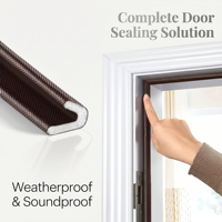 Sello de burlete de poliuretano resistente automático de diseño moderno, tapón de puerta impermeable para ventanas, accesorios para puertas y ventanas