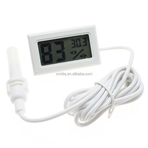 Thermomètre et hygromètre numériques d'intérieur avec câble 1.5 pour test de <span class=keywords><strong>temp</strong></span>érature et d'humidité de la boîte à reptiles - Product Image 2
