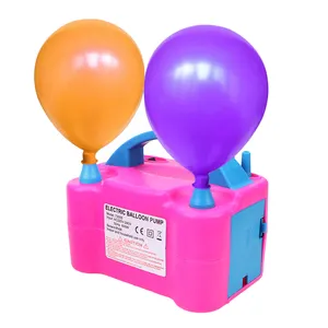 Горячая Распродажа, портативная машина для воздушных шаров с двойным отверстием, электрический воздушный насос для украшения воздушных шаров