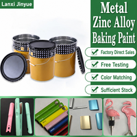 Pintura para Hornear de Aleación de Zinc Metálico, Venta al por Mayor, Mezcla de Colores Personalizada, Soporte Técnico Directo, MOQ 1000kg