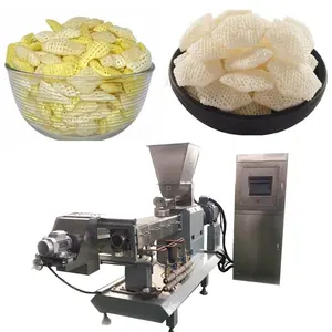 full automatic square barrel pani puri making machine extruder 3D snacks processing line