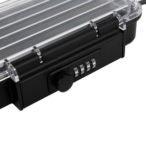 Portable Safe Combination <strong>Lock</strong> <strong>Box</strong> Mini Beach Travel Safe Waterproof Small Lockable Boxs <strong>with</strong> Removable Wire Rope - Product Image 4
