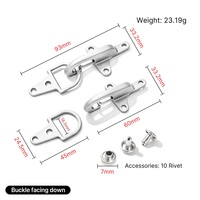 Kancing Bentuk Pesawat Terbang, Warna Putih Matte, Model Lobster Clasp, Dapat Dilepas, Dapat Digunakan Kembali, Bahan Zinc Alloy, Pengait Lepas Cepat Model Pesawat untuk Mantel