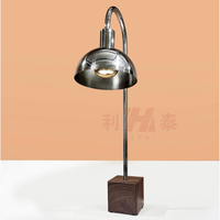 Liyunda Acier Inoxydable Texture De Marbre Lampe De Chauffage Électrique Chauffe-Aliments Buffet Ligne De Service Chauffe-Steak pour Buffet Station