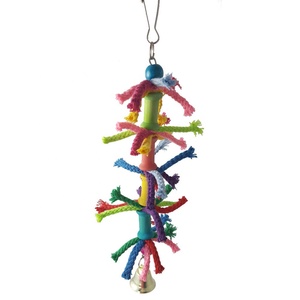 Birds Swing <strong>Toys</strong>, <strong>Parrots</strong> Chewing Hanging Perches with Bells <strong>Toys</strong> for Love Birds Budgie Macaws Cockatiels Parakeets African <strong>Grey</strong> - Product Image 5