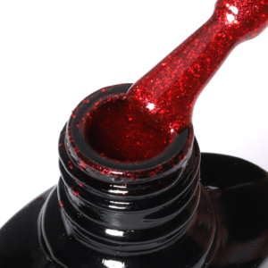 Vernis à ongles gel <span class=keywords><strong>rouge</strong></span> KNC 2025, paillettes, produits pour les ongles, fournisseurs de vernis à ongles gel, sans HEMA, vernis à ongles gel en marque privée, sans TPO, fournitures pour les ongles - Product Image 5