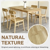 Table à manger et bureau en bois massif, élégants et personnalisables, adaptés à la maison et à d'autres environnements.