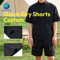 Shorts Homme Sans Coutures à Poches de 5 Pouces Personnalisables, Toucher Frais, Séchage Rapide, Coupe Ample, Polyvalents, pour Course et Fitness, OEM