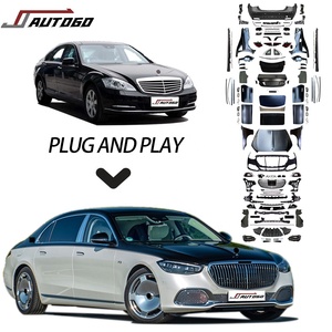 ชุดบอดี้วัสดุ PP ABS ดีไซน์ใหม่สำหรับรถเบนซ์เอสคลาส W221 S300 S350 S320 S400 <span class=keywords><strong>S500</strong></span> S600 CGI 4 <span class=keywords><strong>Maybach</strong></span> อัปเกรดเป็น2024 <span class=keywords><strong>Maybach</strong></span> - Product Image 1