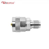 Adaptateur UHF mâle vers TNC femelle, corps à poignée moletée avec section centrale hexagonale pour conversion d'alimentation d'antenne