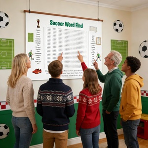 Póster Gigante <span class=keywords><strong>de</strong></span> Fútbol 2026 con Palabras Ocultas, Pósteres <span class=keywords><strong>de</strong></span> Fútbol Mundial Jumbo con Palabras Ocultas, Pósteres <span class=keywords><strong>de</strong></span> Juegos <span class=keywords><strong>de</strong></span> Pared Deportivos - Product Image 6