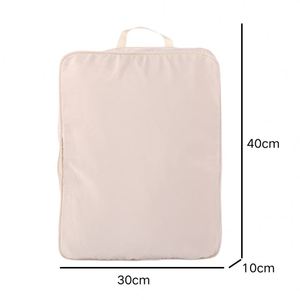 High Quality Custom Logo 3 Piece Travel Clothing Organizer Set Luggage <b>Trolley</b> Compression Packing Cubes - Product Image 3
