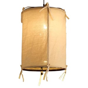 Lampes suspendues en tissu, forme longue, base d'ampoule LED E27, pour restaurant, style chinois, design rétro thaïlandais - Product Image 5