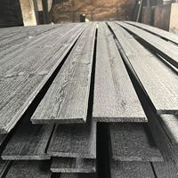 Panel Dinding Kayu Yakisugi Shou Sugi Ban untuk Luar Ruangan