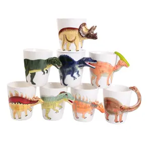 Taza de cerámica de varios tipos para café 3D, taza de Animal con personalidad pintada a mano, precio de fábrica, venta al por mayor - Product Image 1