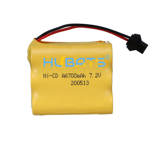 Batería <span class=keywords><strong>de</strong></span> níquel <span class=keywords><strong>cadmio</strong></span> NiCd 7,2 V 700mAh AA Paquete <span class=keywords><strong>de</strong></span> batería <span class=keywords><strong>para</strong></span> juguetes <span class=keywords><strong>de</strong></span> control remoto Coche 7,2 V NiCd 700mAh AA Batería recargable - Product Image 3