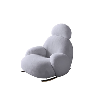Fauteuil Baymax moderne à bascule, chaise longue mignonne et compacte, petit canapé paresseux pour balcon, le choix des célébrités d'Internet - Product Image 4