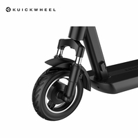 Trottinette électrique pliable pour adultes Kuickwheel S1-C 2026, 10 pouces, longue portée, 350W/500W, noire