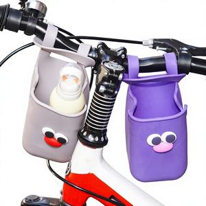Support de tasse en silicone, jouet de dentition pour bébé, biberon pliable, support de voiture, poussettes pour enfants, cuisine, écologique - Product Image 1