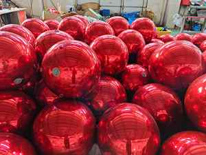 कस्टम सजावटी दर्पण गेंदों विशाल डिस्को बॉल विभिन्न रंग आकार के आकार की घटना सजावट के लिए - Product Image 2