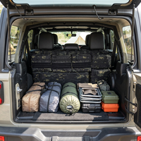 Sac de tête de lit tactique extérieur X-7 TACTIFLEX pour voiture, avec fermeture éclair et fermoir, doublure polyester/nylon, capacité 20-36L