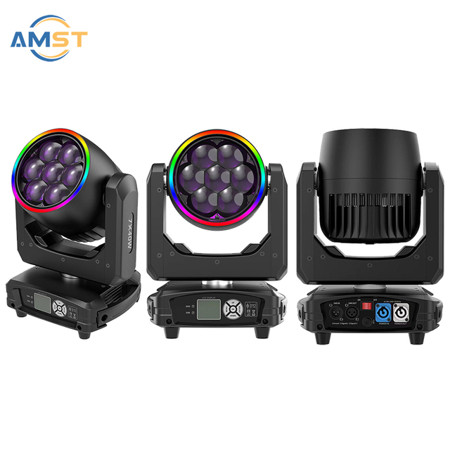 Mini LED Bee Eye Moving Head Lights 7x40W RGBW Led Lamps Stage Lighting for Party Holiday Disco Club KTV Wedding DJ Lite