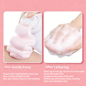 Produits de soin de la peau en marque privée, mousse nettoyante pour le corps aux acides aminés, blanchissant naturellement, hydratant, mousse de douche <span class=keywords><strong>bio</strong></span>-bulles, OEM - Product Image 2