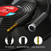 Câble Audio Jack 3.5mm de haute qualité, prise Aux, mâle vers femelle, pour stéréo de voiture, livraison gratuite