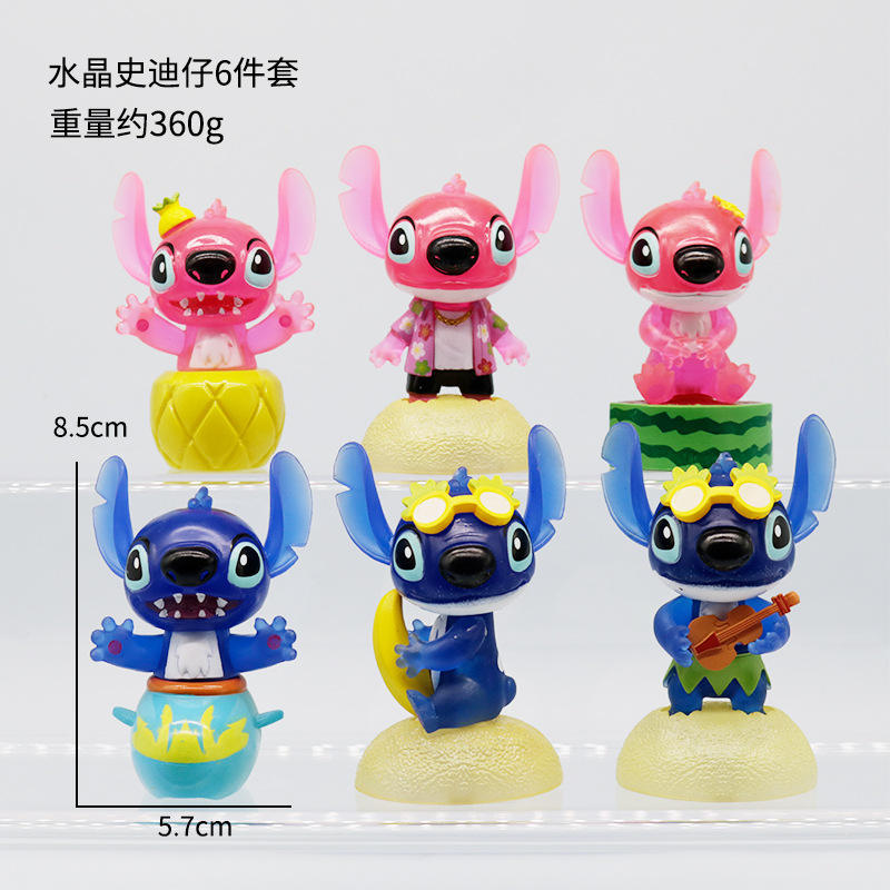 Ensemble de 6 pièces en cristal stirling