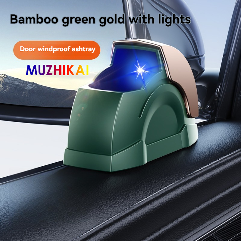 Bambou vert + lumières LED