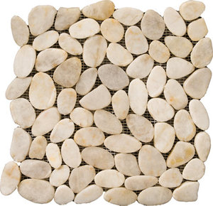 <span class=keywords><strong>Tapis</strong></span> <span class=keywords><strong>de</strong></span> <span class=keywords><strong>massage</strong></span> en galets lisses polis, imperméable, antidérapant, pour la réflexologie, pour la maison et la salle <span class=keywords><strong>de</strong></span> bain - Product Image 3
