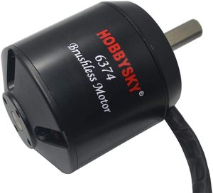 हॉबस्की hs6374 ब्लेड ब्रशलेस मोटर हॉल सेंसर 170-330kv 4080-7920 आरपीएम 90% दक्षता डिय इलेक्ट्रिक बाइक/सर्फबोर्ड/लॉन्ग बोर्ड - Product Image 2
