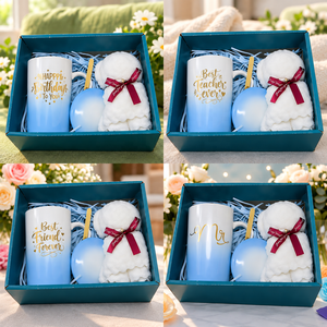 Tazza in Ceramica con Coperchio e Cucchiaio, Set Regalo per Coppie, Compleanno, Matrimonio, San Valentino, Festa del Papà, Laurea - Product Image 1