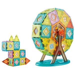 Creative 3d Puzzle Kids toys Magnetic Blocks Building Magnetic Tiles Toy