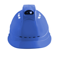 Éclairage de caméra de casque intelligent 4G GPS Wifi étanche pour la construction ferroviaire et le minage