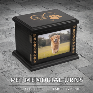 Custom Mini Pet Memorial <strong>Urn</strong> Personalized Wood Pet Ash <strong>Urn</strong> Custom Pet Caskets &amp; <strong>Urns</strong> for <strong>Cats</strong> and Dogs - Product Image 3