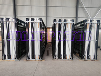 PORTES MULTIPLES matériau en acier préfabriqué assembler empilable pliable conteneur mobile stockage portable unités de self stockage