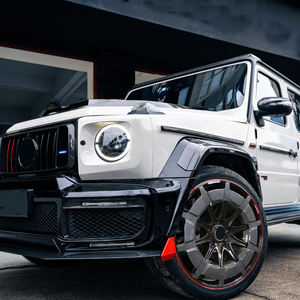 Kit de Mise à Niveau pour G63 W464, Kit Carrosserie Carbone R avec Capot et Pare-chocs pour Classe G W464 G63 AMG G500 G550, Aileron Arrière Inclus - Product Image 2