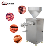 Machine automatique pneumatique de remplissage et de ligature de saucisses 30-120 sections/min – Équipement de remplissage de saucisses pour la production commerciale de viande