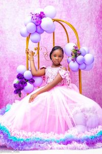 Abiti da compleanno per ragazze con applicazioni in pizzo, volant, abito da damigella per matrimoni, feste, bambini, ballo di fine anno, servizio fotografico - Product Image 5