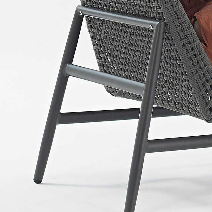 TCTD Modern Sale Rattan Indoor Chair And Garden Outdoor Chair With Polyester Fubric Pillow