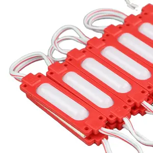 merah muda modul led Suppliers-Lampu Lensa Injeksi Modul Kustom Cob 2W 12 Volt 24V Modul Tahan Air Led untuk Papan Tanda